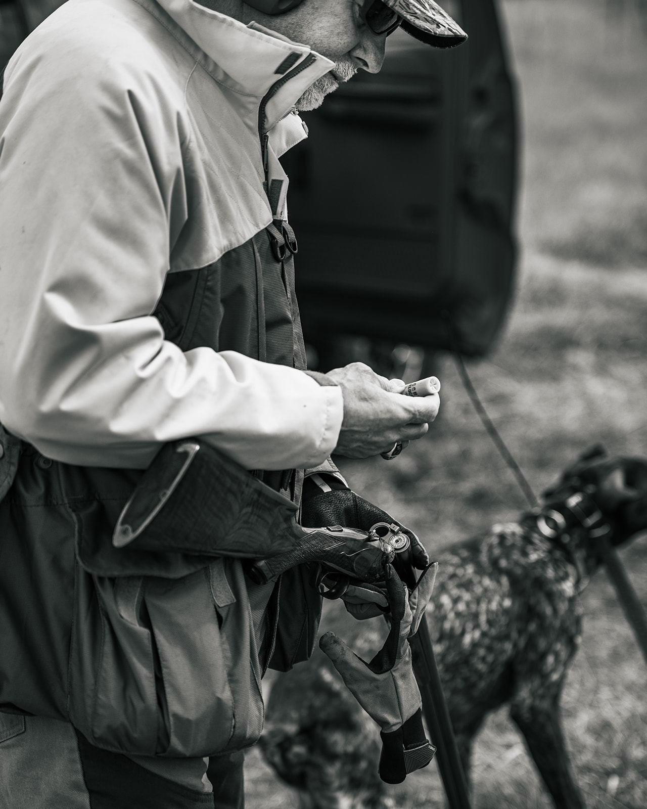 Hunter in the field